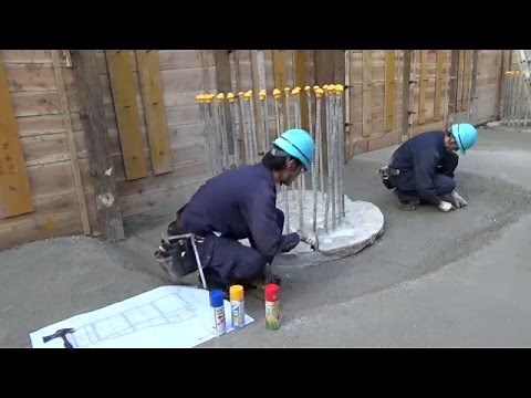 (株)田中建設工業 ＜基礎墨出し＞