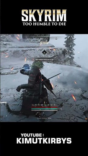 SKYRIM ULTRA MODDING GAMEPLAY SHOWCASE 64 #shorts #skyrim