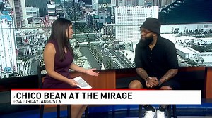 Comedian Chico Bean performing at The Mirage