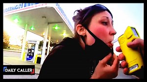 A woman being tested for driving under the influence struggles with all the parts of the DUI test. | American Voices