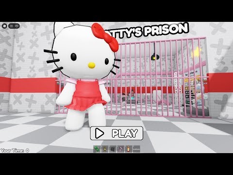 Kitty prison run escape obby | OBBY ROBLOX || Nonstop no death 4k #roblox #obby