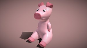 Pig - 3D model by Sinyoung