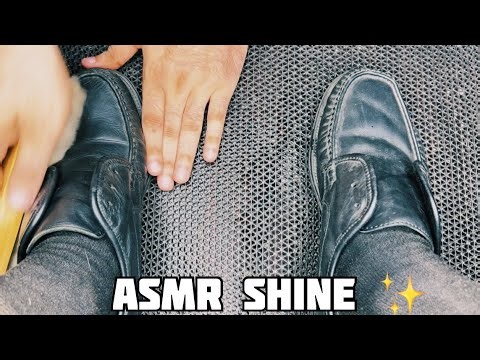 "Black Boots Deep Clean — ASMR Shine Reveal"