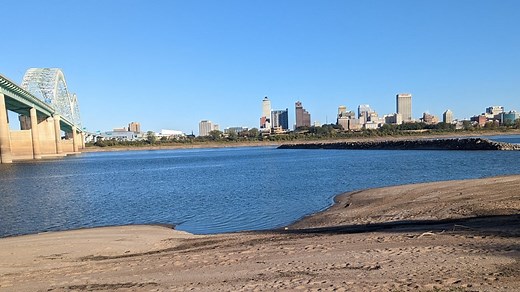 Check the latest levels of the Mississippi River at Memphis here