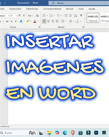 Como Insertar imágenes en Word 2024 #tutorial #office #word #viral #tips #paraty #domingo