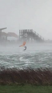 Crazy windspeed up to 87 knots 🌪 Rider @jellestoop ⁣ by 📱: @remkodezeeuw #WingFoil ⁣ ⁣ 🇳🇱 Brouwersdam ⁣ ⁣ ⁣ #Kiteboarding & #Kitesurfing : #KitesurfingWorld / #TravelGuide for #Kitesurfers & #Kiteboarders : #KitesurfingWorldGuide | Kitesurfing World