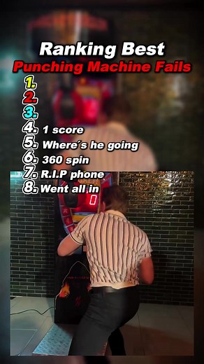 Ranking Best Punching Machine Fails💀 #ranking #punchingmachine #punch #USA