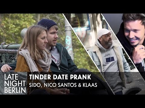 Sido & Klaas secretly help on the first date: Tinder Date Prank | Late Night Berlin | ProSieben
