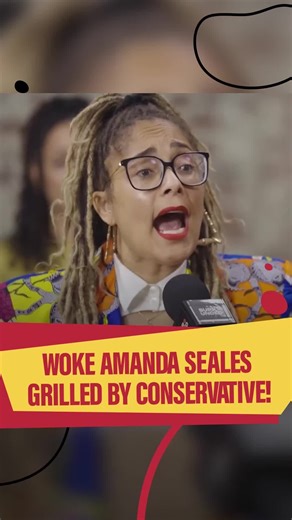 Catch Up! on Instagram: "Black conservative cooks woke activist Amanda Seales at Jubilee debate."