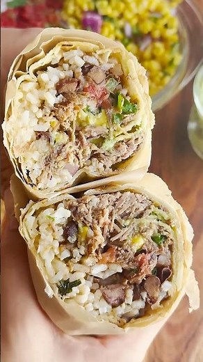 Chipotle barbacoa beef burrito 🌯