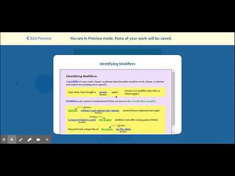 Identifying Modifiers - Practice Preview | NoRedInk