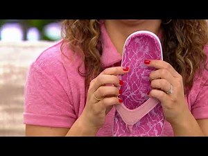 Spenco Orthotic Thong Sandals - Yumi Reflection on QVC