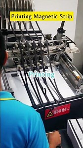 How to Make Magnetic Strip on Membership Cards #cardmaking #printing #machine #madeinchina