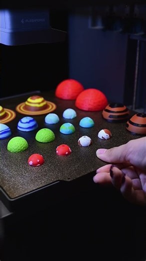 A 3D Printed Solar System That Makes Learning Fun.🪐#3dprinting #solarsystem #flashforge #fyp