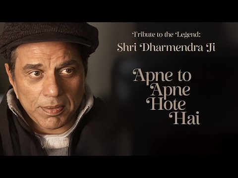 Tribute to the Legend🙏: Shri Dharmendra Ji