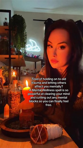 Cece Sinclaire on Instagram: "A mental wellness spell crafted to sever unhealthy emotional attachments and break cycles of overthinking rumination or self sabotage. 🧡✨🫶🏻 It encourages emotional detachment from draining people or habits while helping you reconnect with your own needs boundaries and sense of worth. This spell supports healing clarity and long term emotional resilience 🤍"