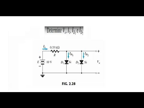 Diodos en circuito en paralelo,