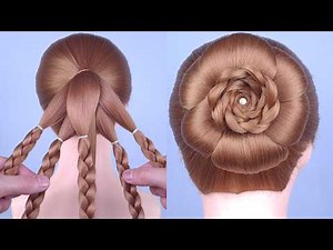 Easy Braided Bun Hairstyle | Elegant Wedding Hair Tutorial