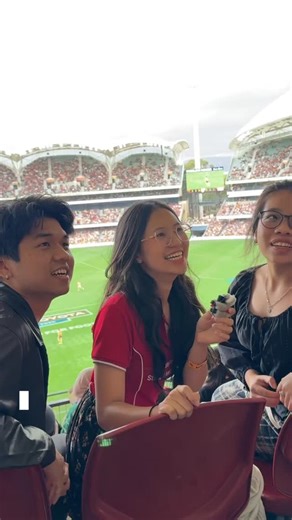 11 reactions | What does a “Hammy” mean? 樂廊 Watch as our international students learn Aussie Football slang at the @adelaide_fc Cultural Heritage Round!  For their first Australian football game they did a pretty good job!  | StudyAdelaide | Facebook