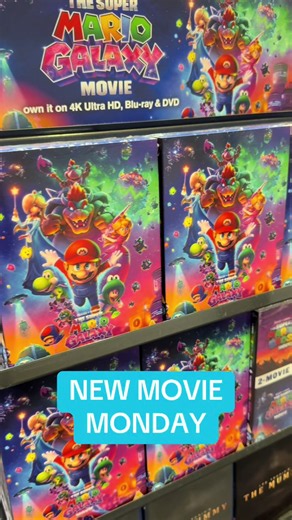 Super Mario Galaxy movie 4K Blu-ray DVD release