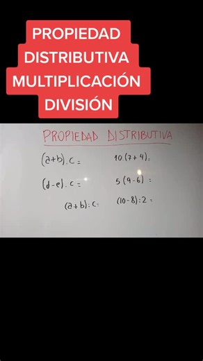 Propiedad Distributiva en Matemáticas: Explicación Clara