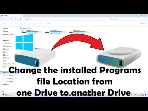 How to Change the file Location Without uninstall the software