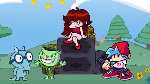 BOYFRIEND vs. FLIPPY?! Friday Night Funkin' Logic | Cartoon Animation