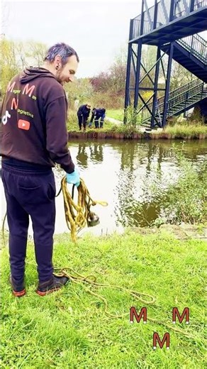 Always Fun And Games When We're Out! #MagnetManMagnetics #Magnetfishing #Magnet #Magnetic #fishing