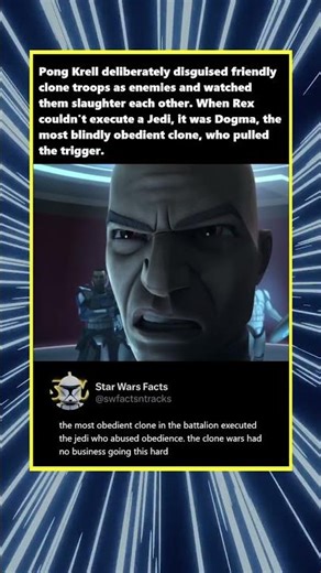 The most loyal clone shot the Jedi who betrayed them all #starwars #starwarsfacts #lore #shorts