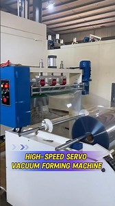 High-speed servo vacuum forming machine，Single-station thermoforming machine #thermoformingmachine