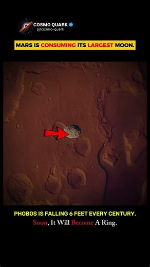 Mars is EATING its Moon! 😱 #shorts #viral #trending