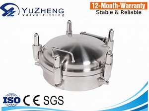 [Hot Item] Sanitary Stainless Steel SS316 Pressure Round Manhole