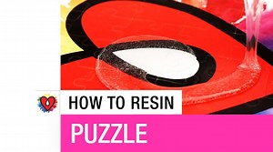 How To Resin A Puzzle (Video Tutorial)