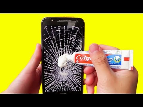 Comment réparer un écran cassé / Comment retirer les fissures sur l'écran de mon téléphone.