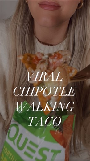 Melody Conte on Instagram: "✨VIRAL @CHIPOTLE WALKING TACO✨details below👇🏼 Video inspired by @thejcheneats 👑 KETO CHIPOTLE ORDER: -burrito bowl, no rice or beans -half barbacoa, half carnitas -lettuce, fresh salsa, sour cream, cheese Mixed up my burrito bowl and ate it with the @questnutrition Nacho Cheese, Chili Lime, and Hot & Spicy Protein chips Be sure to save this post for later and follow @conteketo for more viral hacks, easy recipes, & product reviews! #ConteKeto #Keto #LowCarb #Chipotl