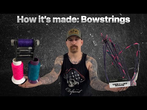 How Bowstrings Are Made: Full Custom Build Process! (Unbound Archery)