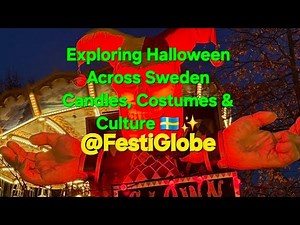 How Sweden Celebrates Halloween 🇸🇪🎃 From Calm Streets to Creepy Nights ‪@FestiGlobe‬