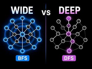 BFS vs DFS Explained (with Code) — Queue vs Stack