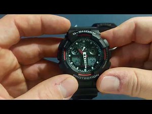 CASIO G SHOCK MANUAL AJUSTE FECHA Y HORA Y FUNCIONES EN ESPAÑOL UNBOXING