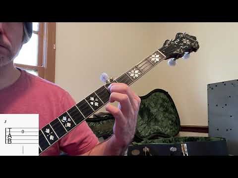 Banjo Scale EXERCISES: Melodic style Groupings