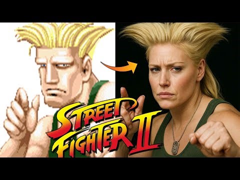 Street Fighter II Gender Swap Transformation | Ultra Realistic AI