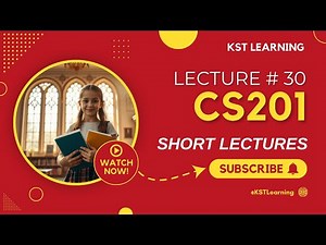 CS201 Short Lecture - 30 | VU Short Lecture | Introduction to Programming in (Urdu / Hindi)