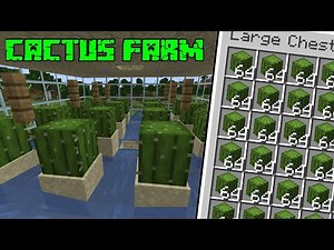 How to make an easy cactus farm in Minecraft 1.19
