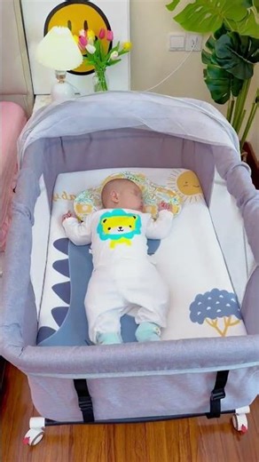Safe and Cozy Baby Crib Creates the Perfect Sleeping Space for Your Newborn#shorts #momlife