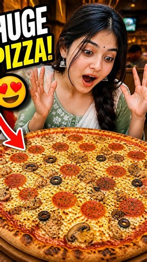 Giant Pizza Mukbang 🍕🧀 | Cheesy Pizza Eating ASMR #shorts