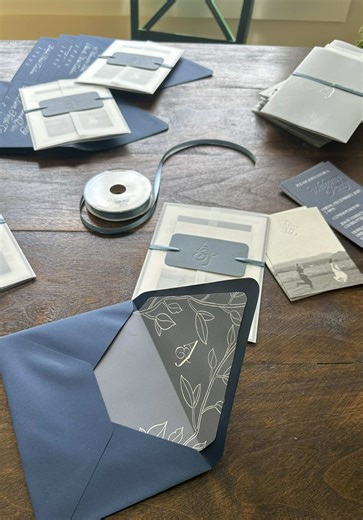 Assembling my wedding invitation suite 💍👰🏽‍♀️💕 #wedding #weddinginvitation #diy #togink