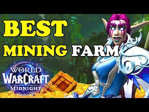 Best Mining Farms in WoW Midnight (Gold Per Hour Tested!)