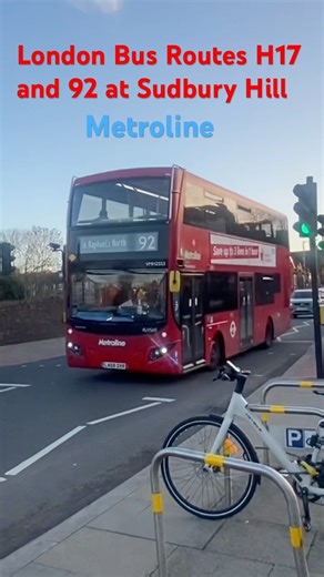 London Bus routes H17 and 92 at Sudbury Hill #fortheloveofbuses