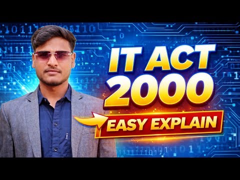 IT Act 2000 Explained in Hindi | Cyber Crime Law | IT Act ki Pramukh Dharaye