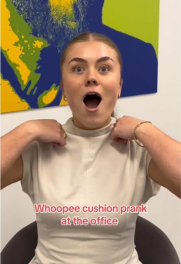 Whoopee Cushion Prank at the Office